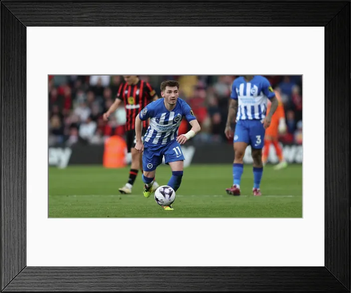 Framed Print : AFC Bournemouth v Brighton and Hove Albion Premier League 28APR24