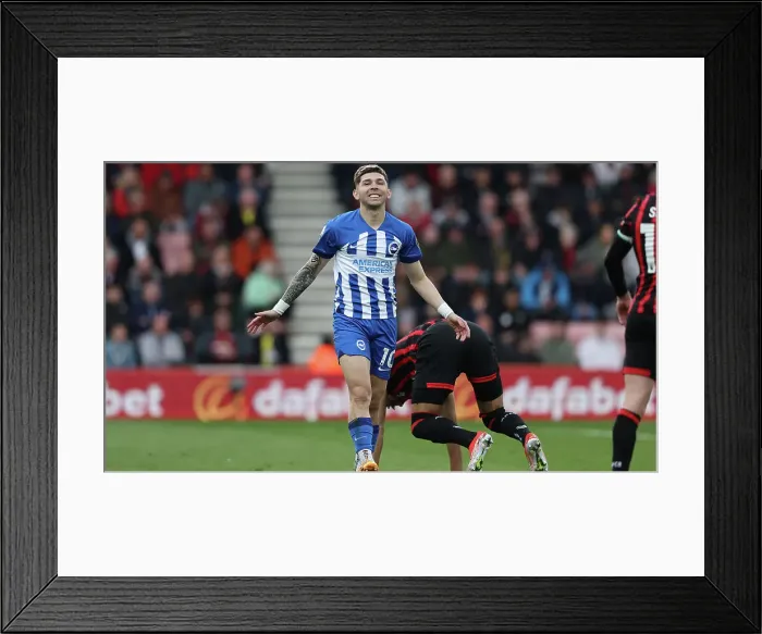 Framed Print : AFC Bournemouth v Brighton and Hove Albion Premier League 28APR24 Framed Print : AFC Bournemouth v Brighton and Hove Albion Premier League 28APR24