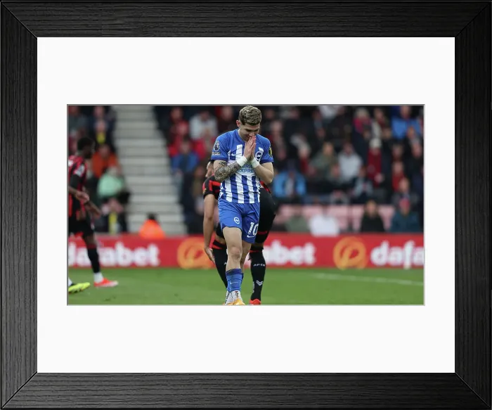 Framed Print : AFC Bournemouth v Brighton and Hove Albion Premier League 28APR24 Framed Print : AFC Bournemouth v Brighton and Hove Albion Premier League 28APR24