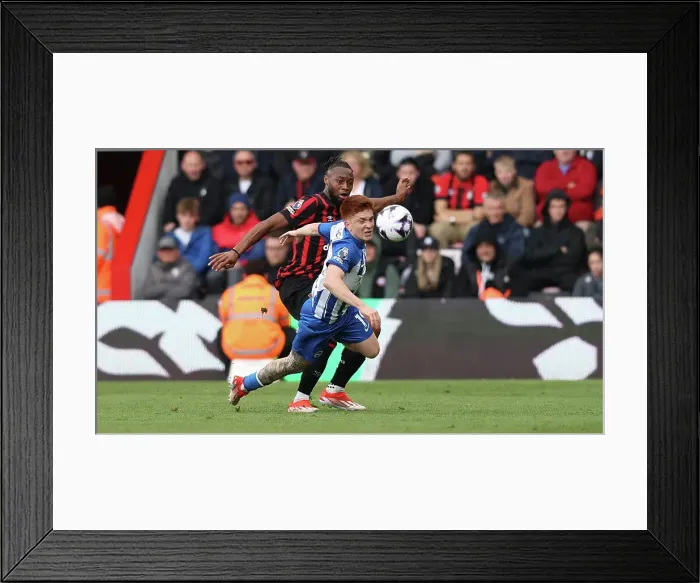 Framed Print : AFC Bournemouth v Brighton and Hove Albion Premier League 28APR24 Framed Print : AFC Bournemouth v Brighton and Hove Albion Premier League 28APR24