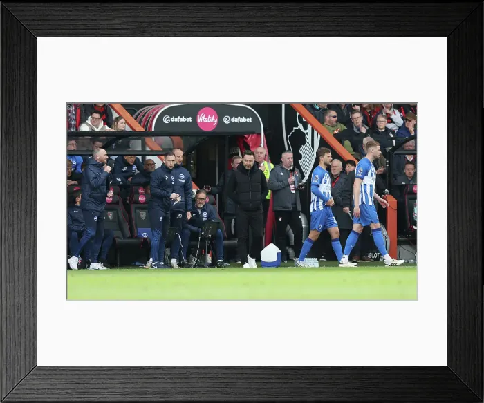 Framed Print : AFC Bournemouth v Brighton and Hove Albion Premier League 28APR24 Framed Print : AFC Bournemouth v Brighton and Hove Albion Premier League 28APR24