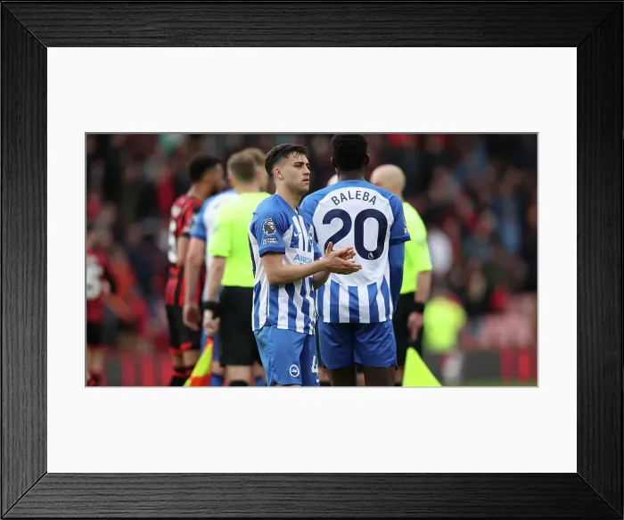 Framed Print : AFC Bournemouth v Brighton and Hove Albion Premier League 28APR24