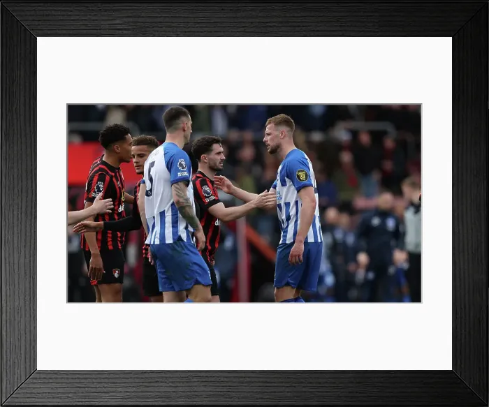 Framed Print : AFC Bournemouth v Brighton and Hove Albion Premier League 28APR24 Framed Print : AFC Bournemouth v Brighton and Hove Albion Premier League 28APR24