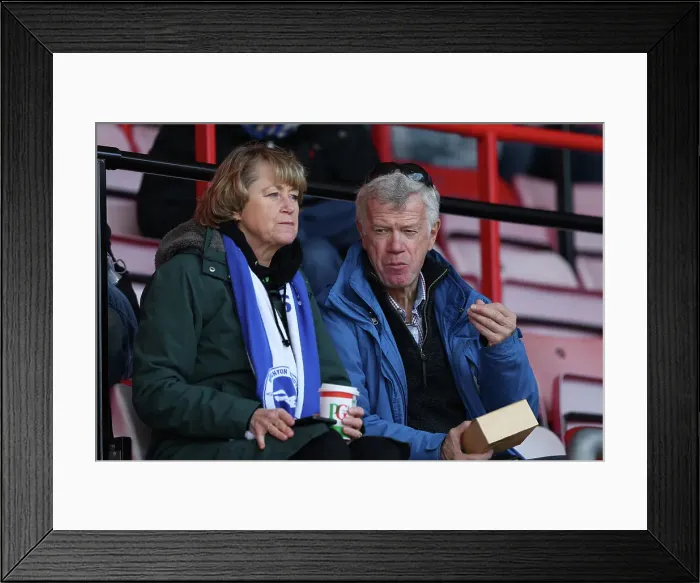 Framed Print : AFC Bournemouth v Brighton and Hove Albion Premier League 28APR24