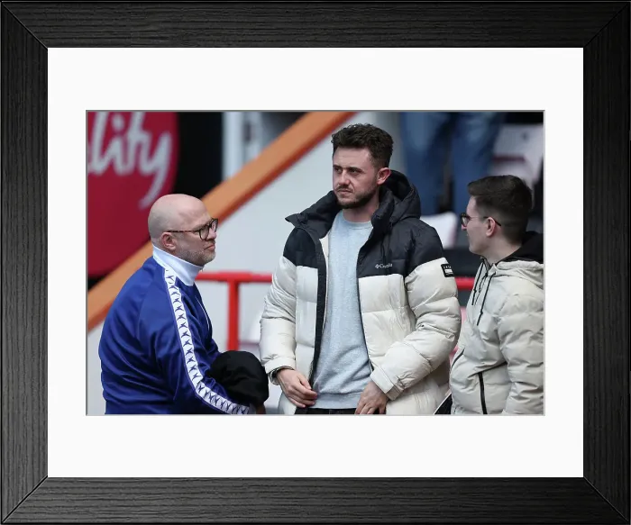 Framed Print : AFC Bournemouth v Brighton and Hove Albion Premier League 28APR24
