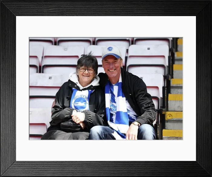 Framed Print : AFC Bournemouth v Brighton and Hove Albion Premier League 28APR24