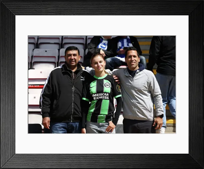 Framed Print : AFC Bournemouth v Brighton and Hove Albion Premier League 28APR24