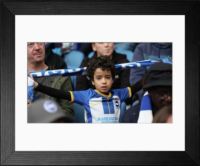 Framed Print : Brighton and Hove Albion v Aston Villa 05MAY24