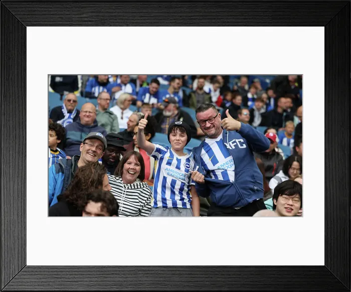 Framed Print : Brighton and Hove Albion v Aston Villa 05MAY24 Framed Print : Brighton and Hove Albion v Aston Villa 05MAY24
