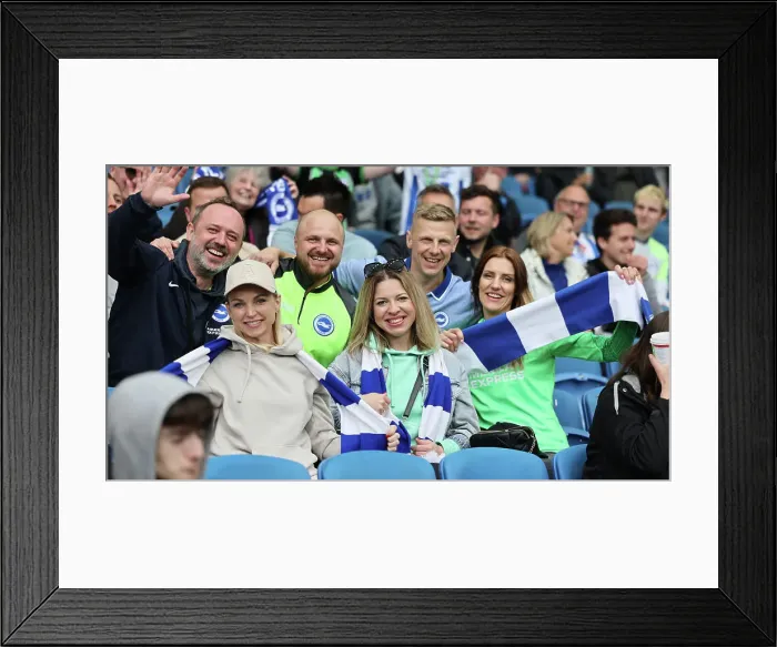 Framed Print : Brighton and Hove Albion v Aston Villa 05MAY24 Framed Print : Brighton and Hove Albion v Aston Villa 05MAY24