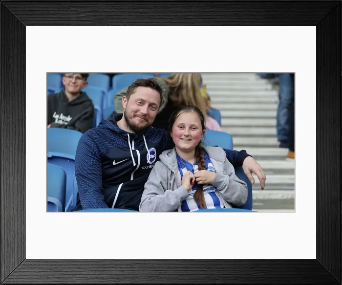 Framed Print : Brighton and Hove Albion v Aston Villa 05MAY24 Framed Print : Brighton and Hove Albion v Aston Villa 05MAY24