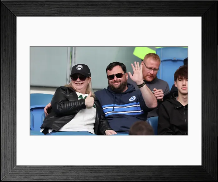 Framed Print : Brighton and Hove Albion v Aston Villa 05MAY24 Framed Print : Brighton and Hove Albion v Aston Villa 05MAY24