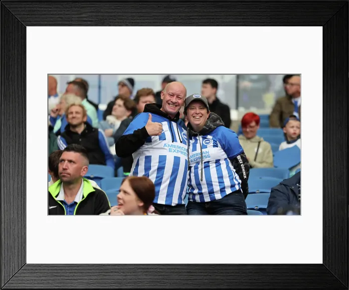 Framed Print : Brighton and Hove Albion v Aston Villa 05MAY24 Framed Print : Brighton and Hove Albion v Aston Villa 05MAY24