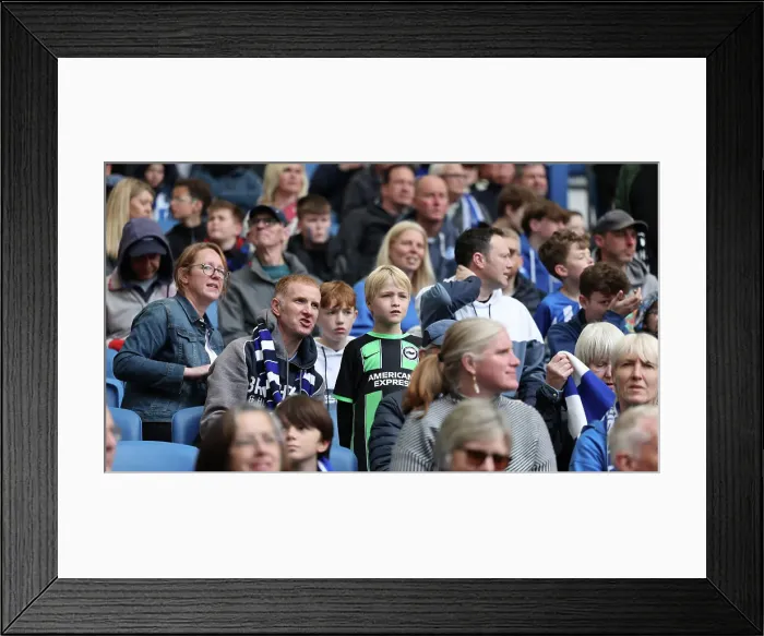 Framed Print : Brighton and Hove Albion v Aston Villa 05MAY24 Framed Print : Brighton and Hove Albion v Aston Villa 05MAY24