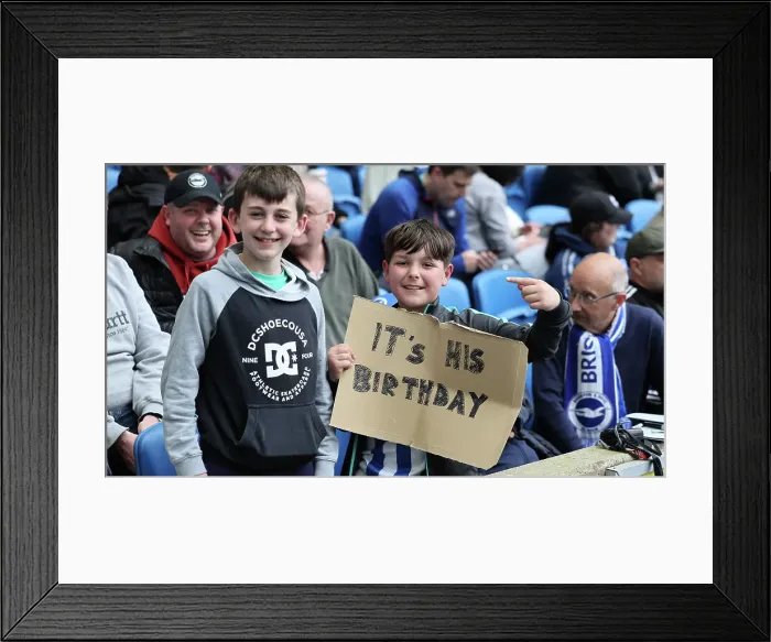 Framed Print : Brighton and Hove Albion v Aston Villa 05MAY24 Framed Print : Brighton and Hove Albion v Aston Villa 05MAY24