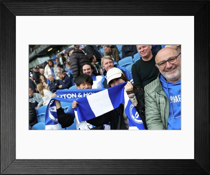 Framed Print : Brighton and Hove Albion v Aston Villa 05MAY24 Framed Print : Brighton and Hove Albion v Aston Villa 05MAY24