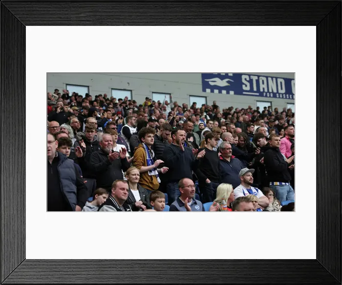 Framed Print : Brighton and Hove Albion v Aston Villa 05MAY24 Framed Print : Brighton and Hove Albion v Aston Villa 05MAY24