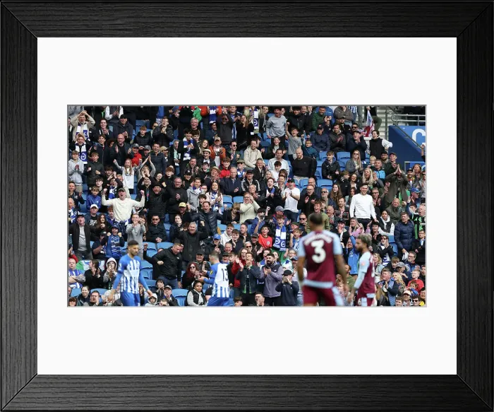 Framed Print : Brighton and Hove Albion v Aston Villa 05MAY24 Framed Print : Brighton and Hove Albion v Aston Villa 05MAY24