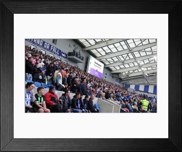 Framed Print : Brighton and Hove Albion v Aston Villa 05MAY24 Framed Print : Brighton and Hove Albion v Aston Villa 05MAY24