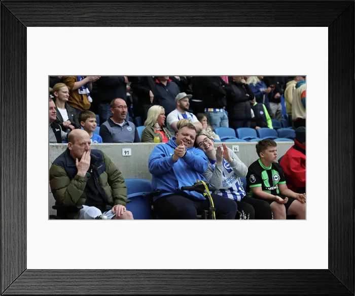 Framed Print : Brighton and Hove Albion v Aston Villa 05MAY24 Framed Print : Brighton and Hove Albion v Aston Villa 05MAY24