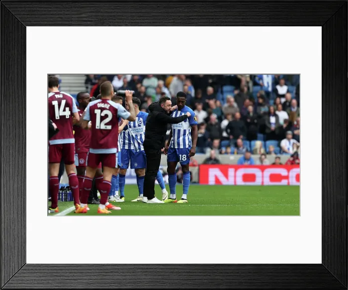 Framed Print : 04 De Zerbi and Welbeck Framed Print : 04 De Zerbi and Welbeck