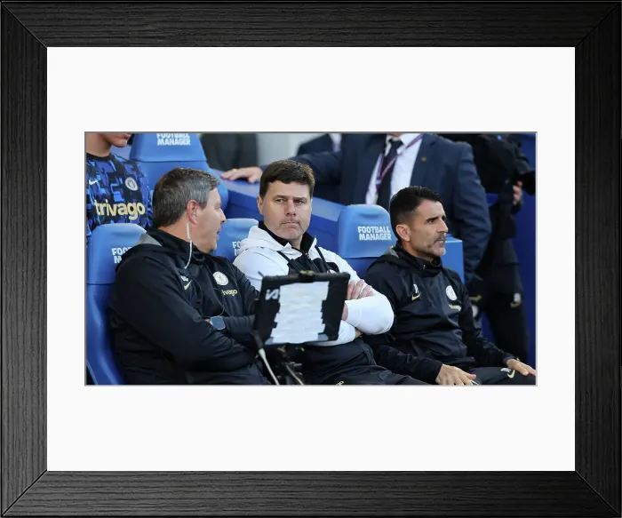 Framed Print : Brighton and Hove Albion v Chelsea Premier League 15MAY24