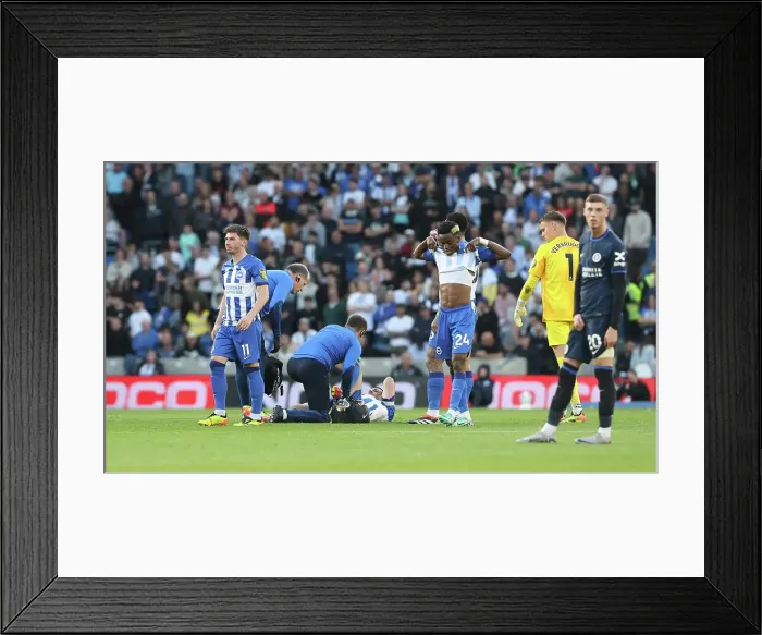 Framed Print : Brighton and Hove Albion v Chelsea Premier League 15MAY24 Framed Print : Brighton and Hove Albion v Chelsea Premier League 15MAY24