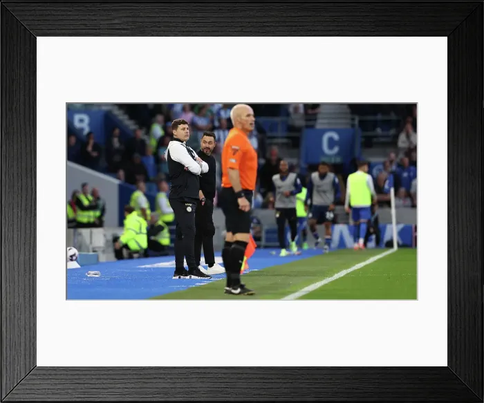 Framed Print : Brighton and Hove Albion v Chelsea Premier League 15MAY24