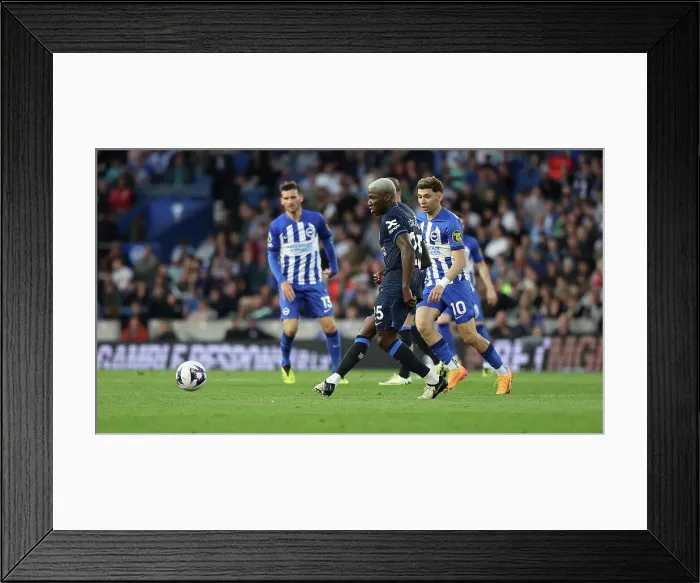 Framed Print : Brighton and Hove Albion v Chelsea Premier League 15MAY24