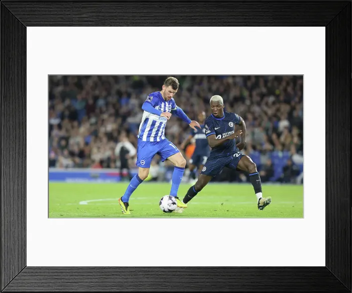 Framed Print : Brighton and Hove Albion v Chelsea Premier League 15MAY24