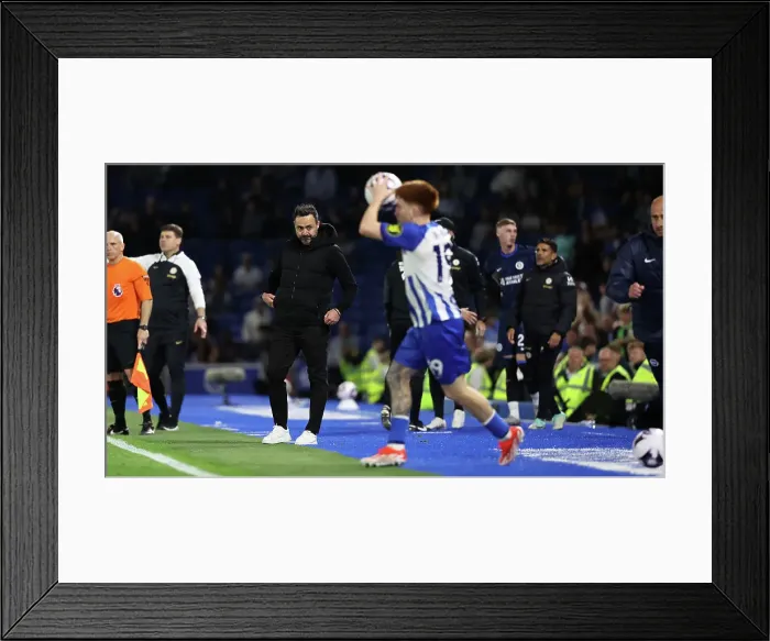 Framed Print : Brighton and Hove Albion v Chelsea Premier League 15MAY24 Framed Print : Brighton and Hove Albion v Chelsea Premier League 15MAY24
