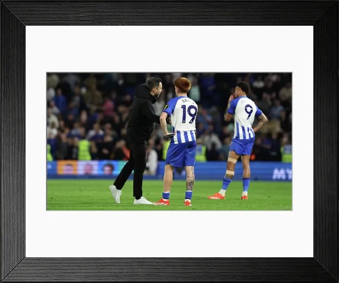 Framed Print : Brighton and Hove Albion v Chelsea Premier League 15MAY24 Framed Print : Brighton and Hove Albion v Chelsea Premier League 15MAY24