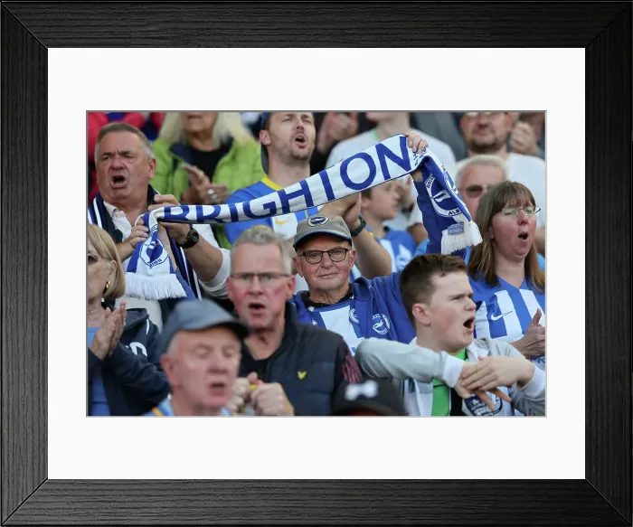 Framed Print : Brighton and Hove Albion v Chelsea Premier League 15MAY24