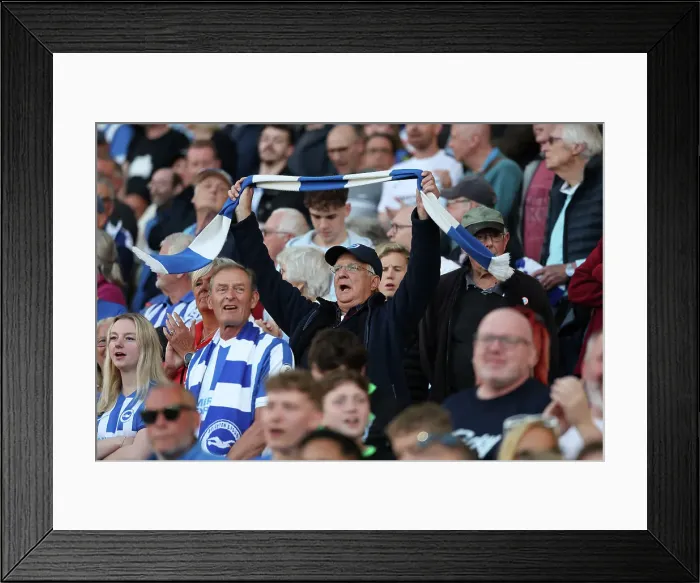 Framed Print : Brighton and Hove Albion v Chelsea Premier League 15MAY24 Framed Print : Brighton and Hove Albion v Chelsea Premier League 15MAY24