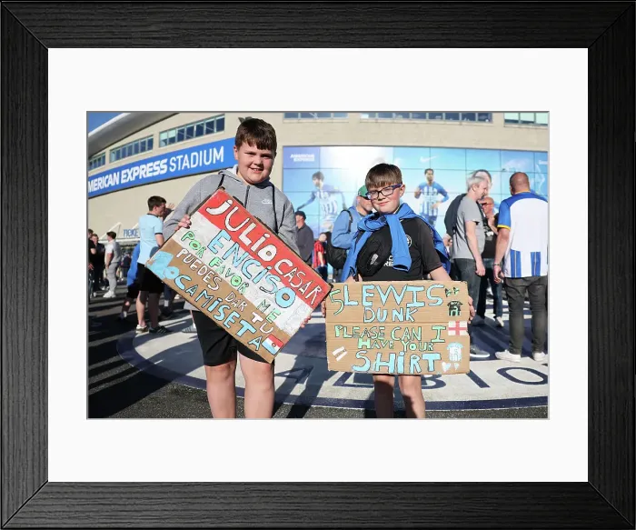 Framed Print : Brighton and Hove Albion v Chelsea Premier League 15MAY24 Framed Print : Brighton and Hove Albion v Chelsea Premier League 15MAY24