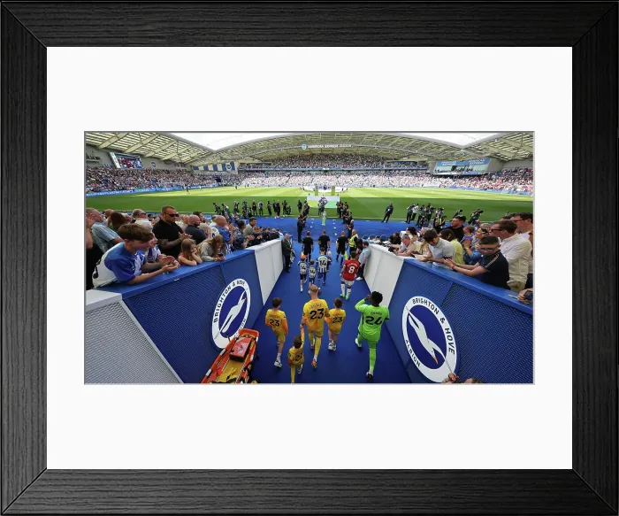 Framed Print : Brighton and Hove Albion v Manchester United Premier League 19MAY24 Framed Print : Brighton and Hove Albion v Manchester United Premier League 19MAY24