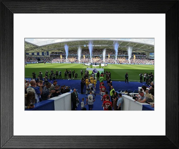 Framed Print : Brighton and Hove Albion v Manchester United Premier League 19MAY24 Framed Print : Brighton and Hove Albion v Manchester United Premier League 19MAY24