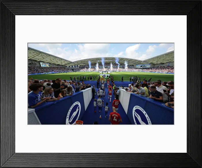 Framed Print : Brighton and Hove Albion v Manchester United Premier League 19MAY24 Framed Print : Brighton and Hove Albion v Manchester United Premier League 19MAY24