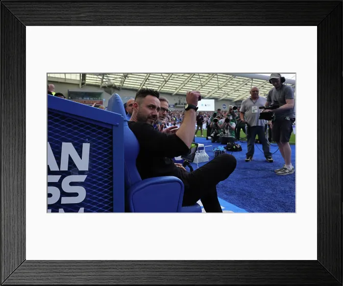 Framed Print : Brighton and Hove Albion v Manchester United Premier League 19MAY24 Framed Print : Brighton and Hove Albion v Manchester United Premier League 19MAY24