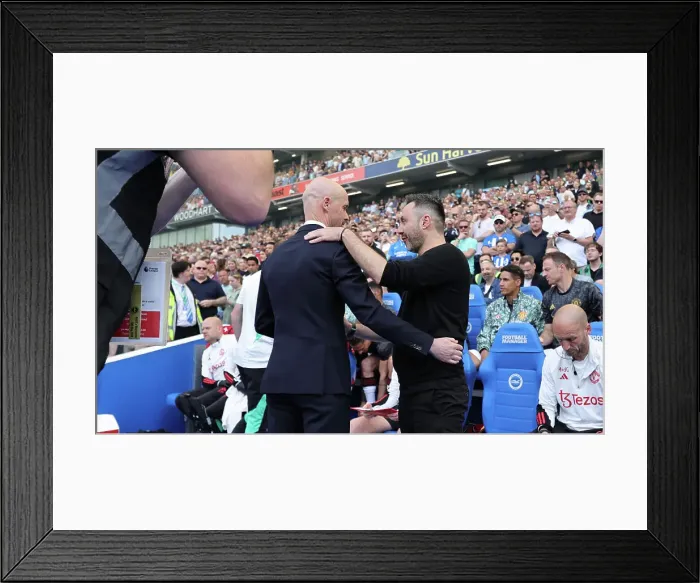 Framed Print : Brighton and Hove Albion v Manchester United Premier League 19MAY24 Framed Print : Brighton and Hove Albion v Manchester United Premier League 19MAY24