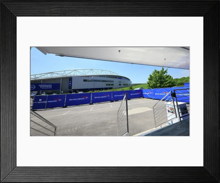 Framed Print : Brighton and Hove Albion v Manchester United Premier League 19MAY24 Framed Print : Brighton and Hove Albion v Manchester United Premier League 19MAY24