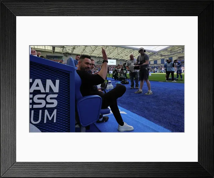 Framed Print : Brighton and Hove Albion v Manchester United Premier League 19MAY24 Framed Print : Brighton and Hove Albion v Manchester United Premier League 19MAY24