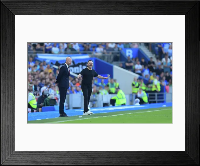 Framed Print : Brighton and Hove Albion v Manchester United Premier League 19MAY24 Framed Print : Brighton and Hove Albion v Manchester United Premier League 19MAY24