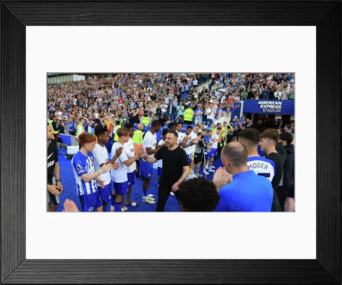 Framed Print : Brighton and Hove Albion v Manchester United Premier League 19MAY24 Framed Print : Brighton and Hove Albion v Manchester United Premier League 19MAY24