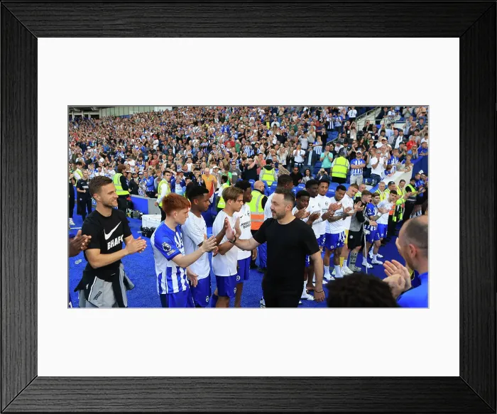 Framed Print : Brighton and Hove Albion v Manchester United Premier League 19MAY24 Framed Print : Brighton and Hove Albion v Manchester United Premier League 19MAY24