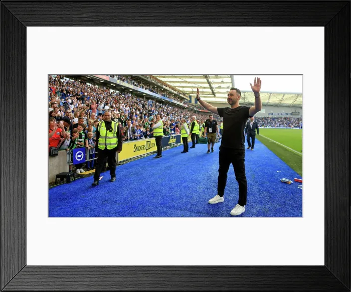 Framed Print : Brighton and Hove Albion v Manchester United Premier League 19MAY24 Framed Print : Brighton and Hove Albion v Manchester United Premier League 19MAY24