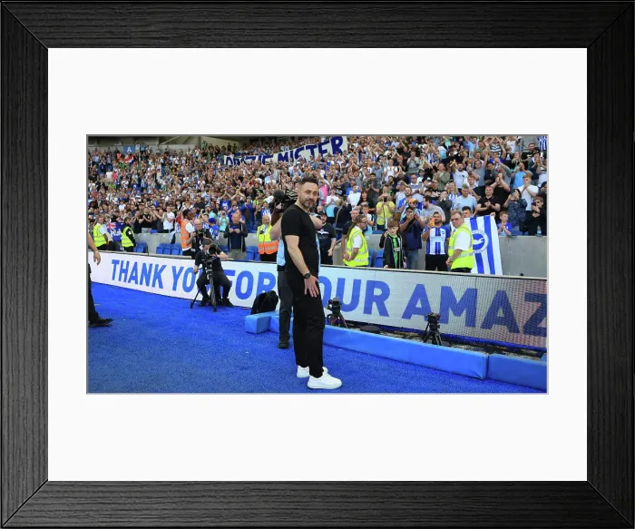 Framed Print : Brighton and Hove Albion v Manchester United Premier League 19MAY24 Framed Print : Brighton and Hove Albion v Manchester United Premier League 19MAY24