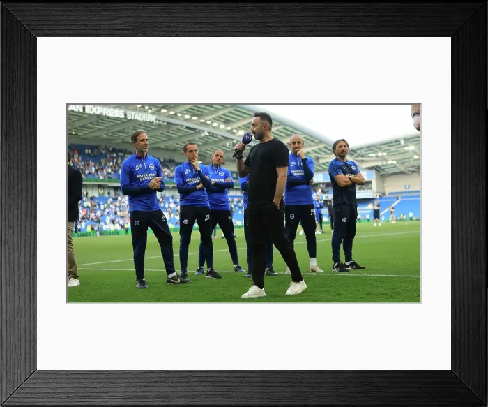Framed Print : Brighton and Hove Albion v Manchester United Premier League 19MAY24 Framed Print : Brighton and Hove Albion v Manchester United Premier League 19MAY24