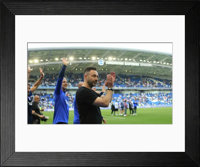 Framed Print : Brighton and Hove Albion v Manchester United Premier League 19MAY24 Framed Print : Brighton and Hove Albion v Manchester United Premier League 19MAY24
