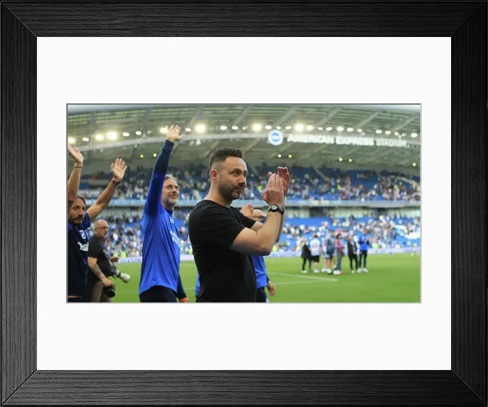 Framed Print : Brighton and Hove Albion v Manchester United Premier League 19MAY24 Framed Print : Brighton and Hove Albion v Manchester United Premier League 19MAY24